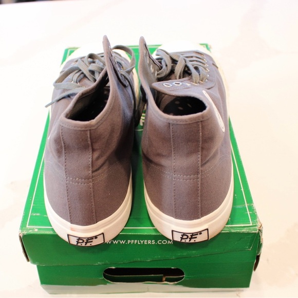 P.F. Flyers Charcoal High-Top Sneakers - Picture 3 of 5